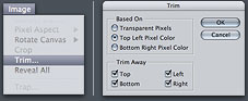 Trim Dialog